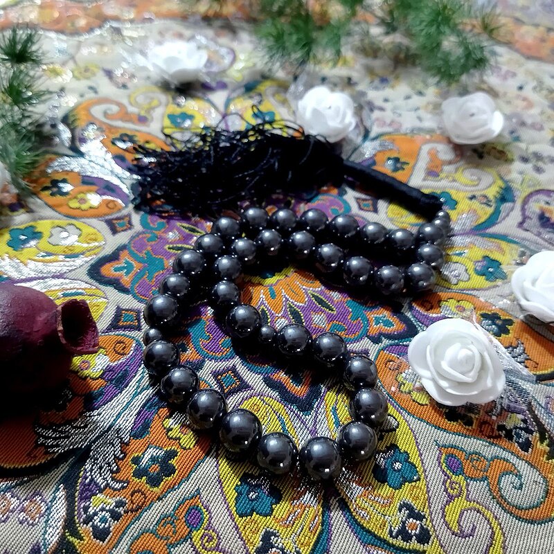 تسبیح حدید ۳۳ دانه سایز۱۰ میل