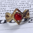 انگشتر زنانه طلا روس سنگ یاقوت سرخ Mps-12346334