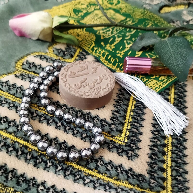 تسبیح حدید ۳۳ دانه سایز ۸ میل