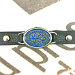 دستبند چرمی زنانه و مردانه سلین کالا مدل عقیق کبود طرح یا صاحب الزمان COD-12772403