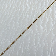 زنجیر نقره فیگارو آبکاری طلایی T55