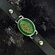 دستبند سلین کالا مدل عقیق یشم طرح یا علی مدد cod-12843490