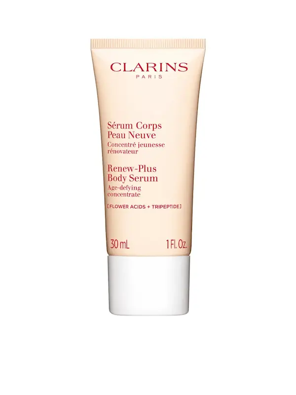 Dobord سرم جوانساز بدن کلارنس Clarins Renew-Plus Body Serum – حجم ۳۰ میل