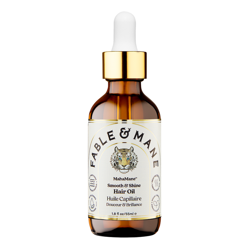 روغن مو ضد وز، درخشان‌کننده و محافظ حرارت فابل اند مین Fable & Mane MahaMane™ Smooth & Shine Hair Oil