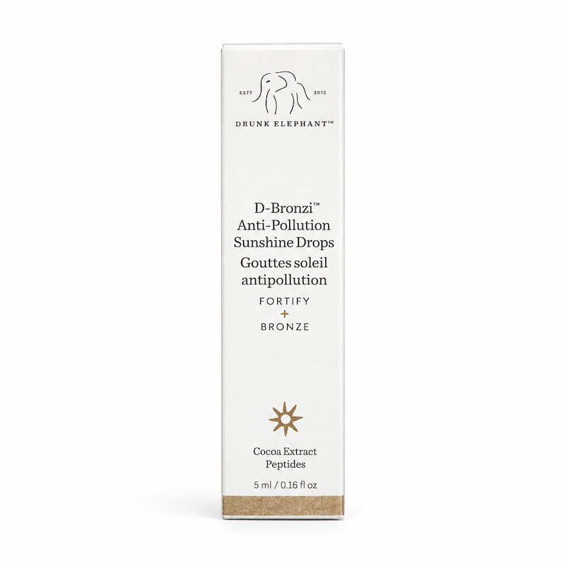 Dobord قطره برنزه‌کننده و تقویت‌کننده پوست درانک الفنت Drunk Elephant D-Bronzi Anti-Pollution Sunshine Drops – حجم ۵ میلی‌لیتر