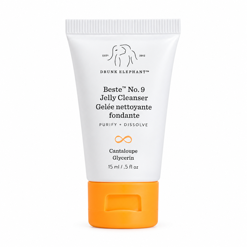 Dobord ژل شوینده صورت درانک الفنت Drunk Elephant Beste No. 9 Jelly Cleanser – حجم ۱۵ میل