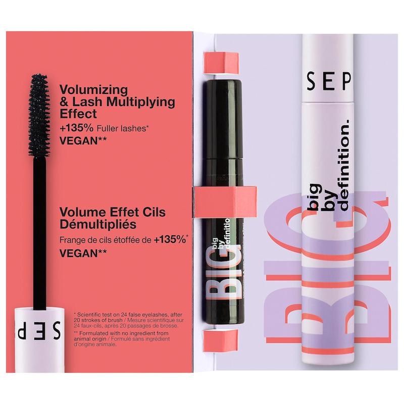 Dobord ریمل حجم‌دهنده و تفکیک‌کننده سفورا کالکشن مینی Sephora Collection Big By Definition Mascara