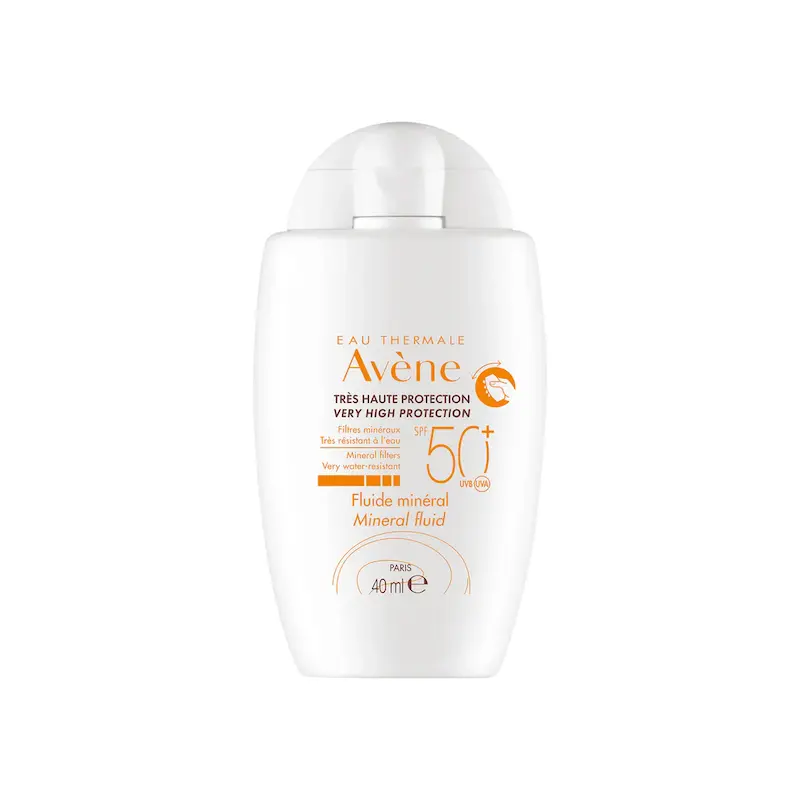 کرم ضد آفتاب اون aven مدل mineral بدون رنگ SPF50 حجم 40 میلی لیتر