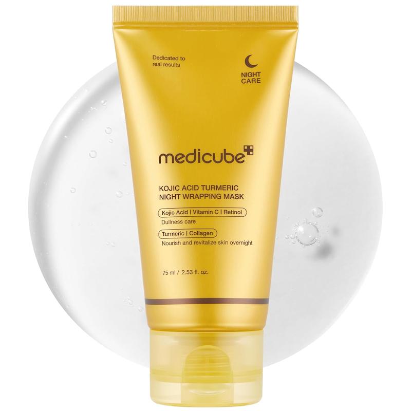 ماسک شبانه زردچوبه مدی کیوب پیل آف medicube Kojic Acid Turmeric 