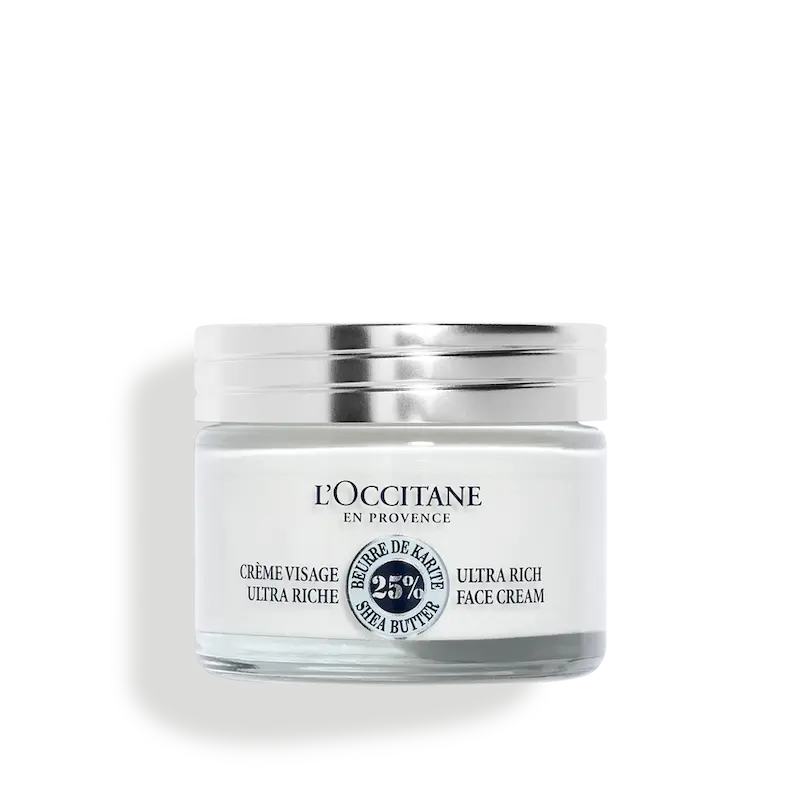 کرم مرطوب کننده قوی شی باتر 25 % لوکسیتان L’Occitane Shea Ultra Rich Face Cream