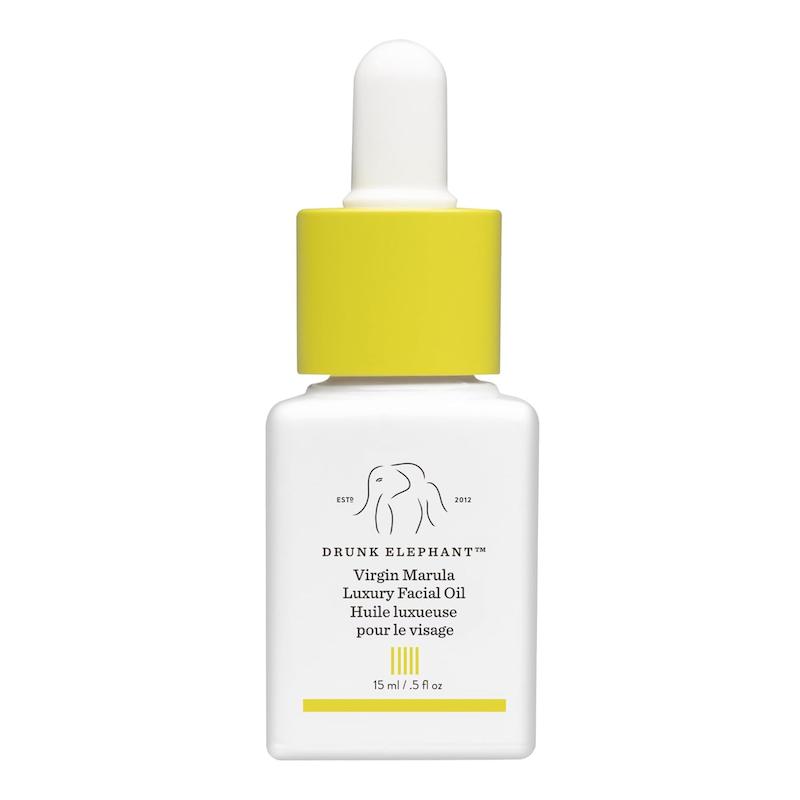 روغن لوکس مارولا درانک الفنت Drunk Elephant Virgin Marula Luxury Facial Oil (۱۵ میل)