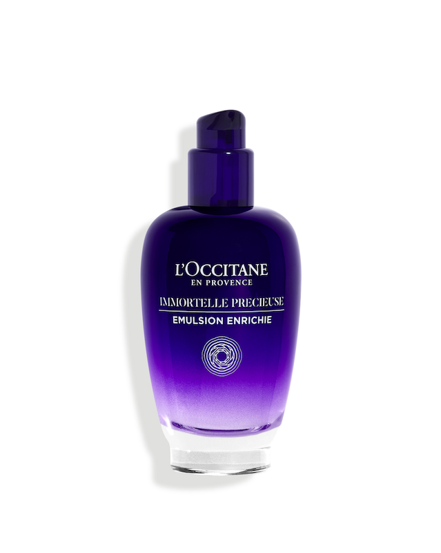  امولسیون جوانساز صورت لوکسیتان L’Occitane Immortelle Precious Emulsion | آبرسان، ضدچروک و جمع‌کننده منافذ