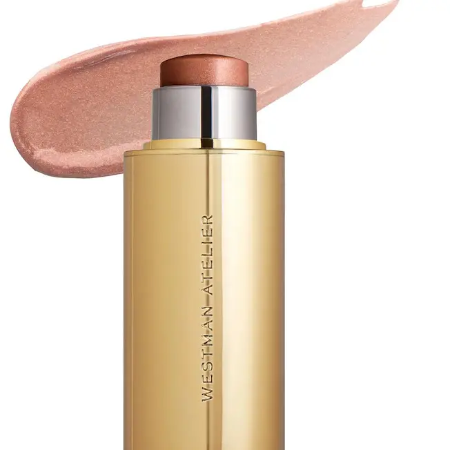 هایلایتر ژلی وستمن  westman Lit Up Glassy Gel Highlighter Stick | درخشش طبیعی و شیشه‌ای پوست