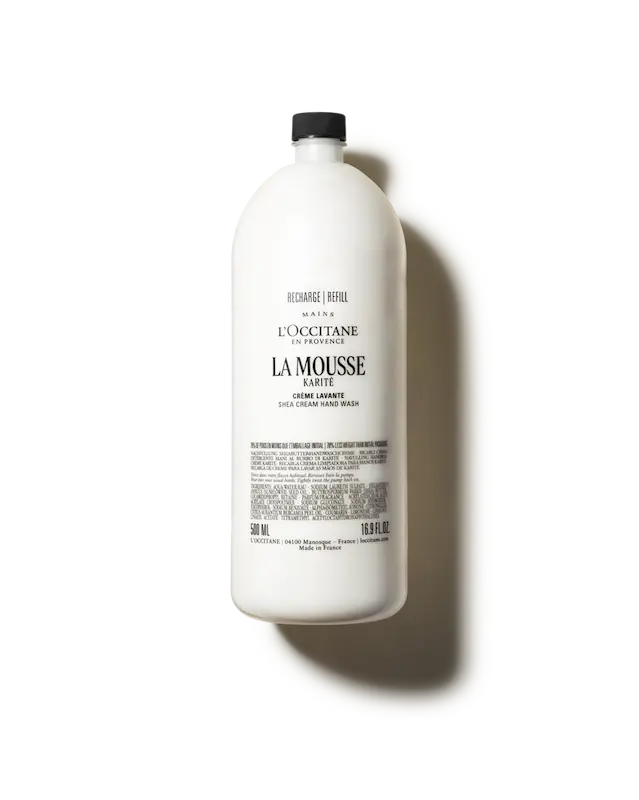 (شارژ مجدد)مایع دستشویی کرمی شی باتر لوکسیتان L'Occitane Shea Cream Hand Wash Refill 500ml  
