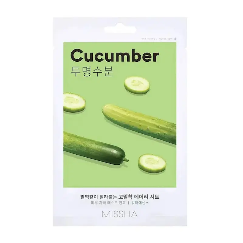 ماسک ورقه‌ای - MISSHA Airy Fit Sheet Mask Cucumber 19g