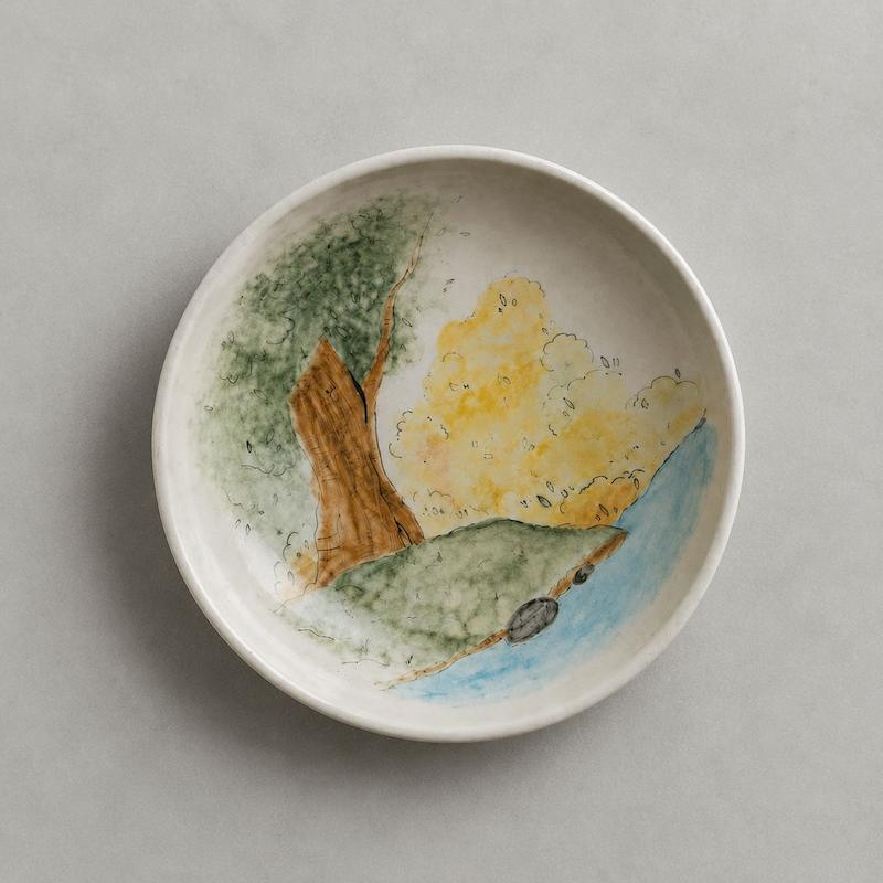 بشقاب سرامیکی nature