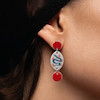 گوشواره سرامیکی blue snake