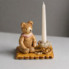 شمعدان سرامیکی brown bear