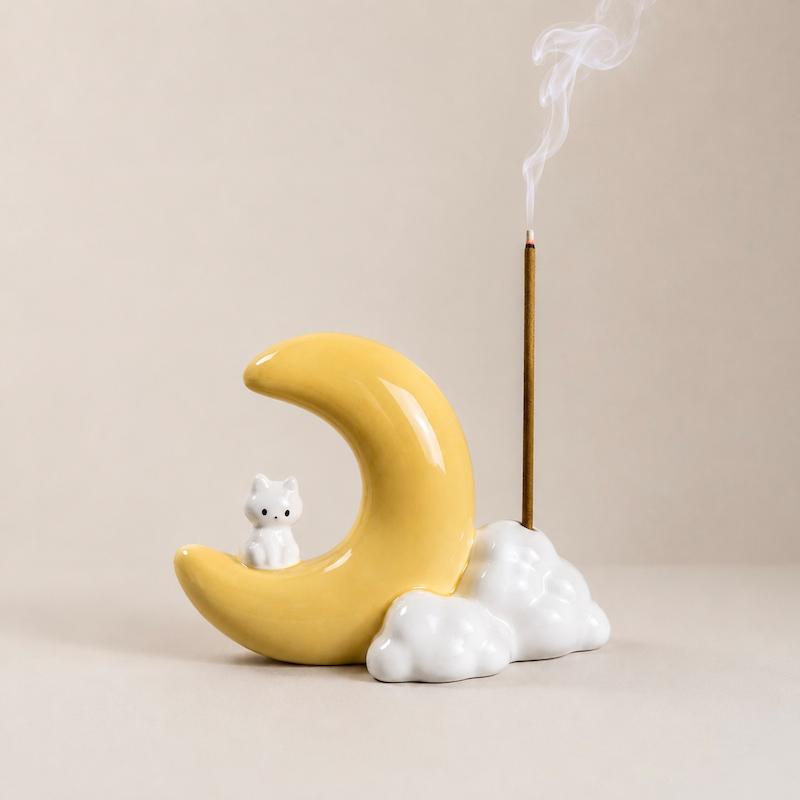 عود سوز سرامیکی moon
