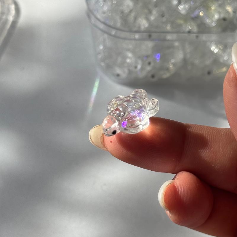 مهره لاکپشت کریستالی هولوگرامی🐢