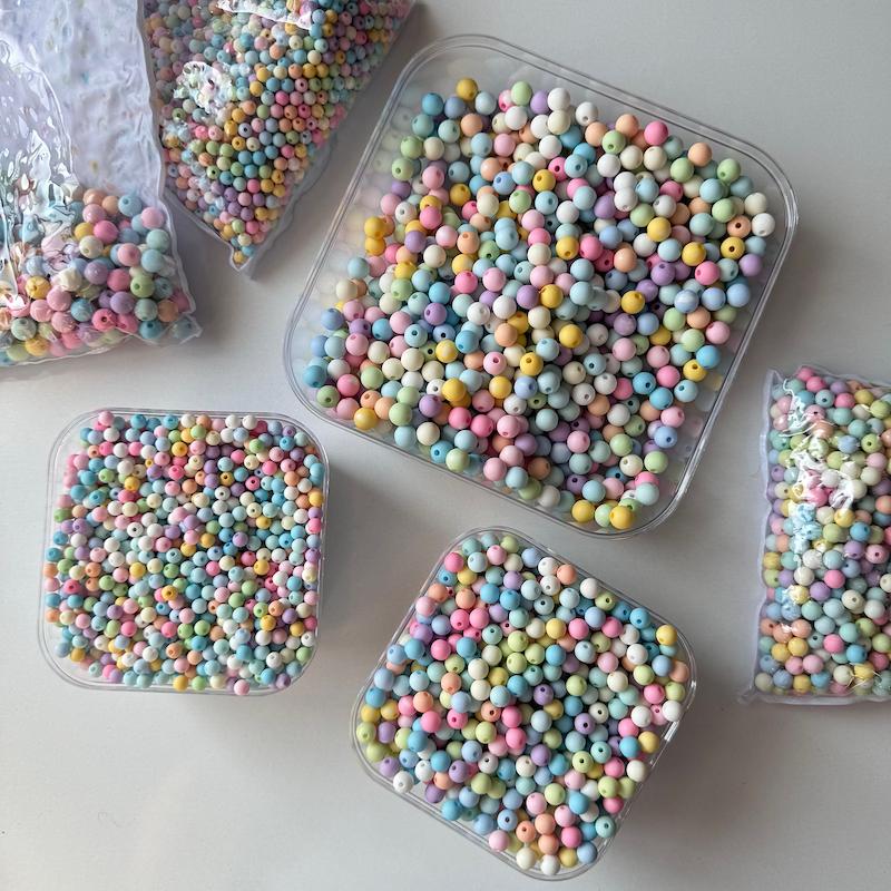 مهره گرد پاستلی(۳سایز)🌈