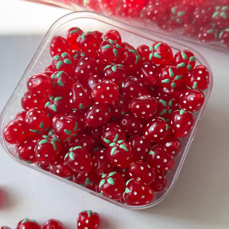 مهره توت فرنگی خال خالی🍓