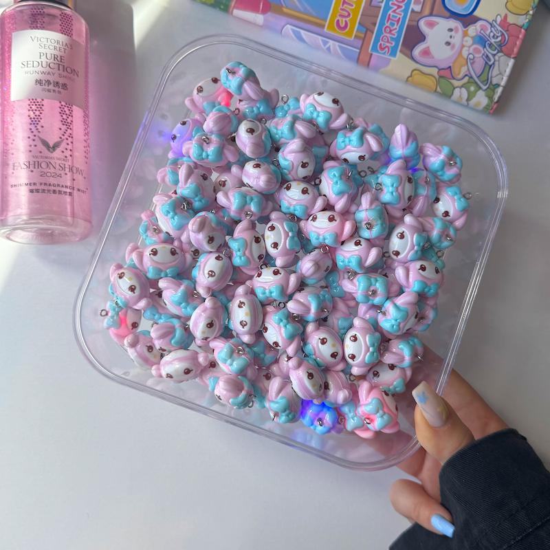 مای ملودی صورتی کمرنگ چراغ دار🍬