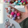 آویز پشمالو✨🌈