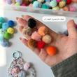 آویز پشمالو✨🌈