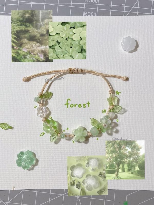 مهره کریستالی شبدر🍀