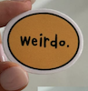 استیکر weirdo