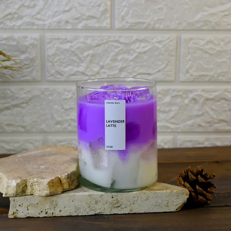 شمع معطر آیس مدل Lavender Latte