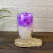 شمع معطر آیس دو جداره مدل Lavender Latte