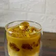 تصویر از نزدیک شمع معطر آیس دو جداره مدل Cold Brew Coffee