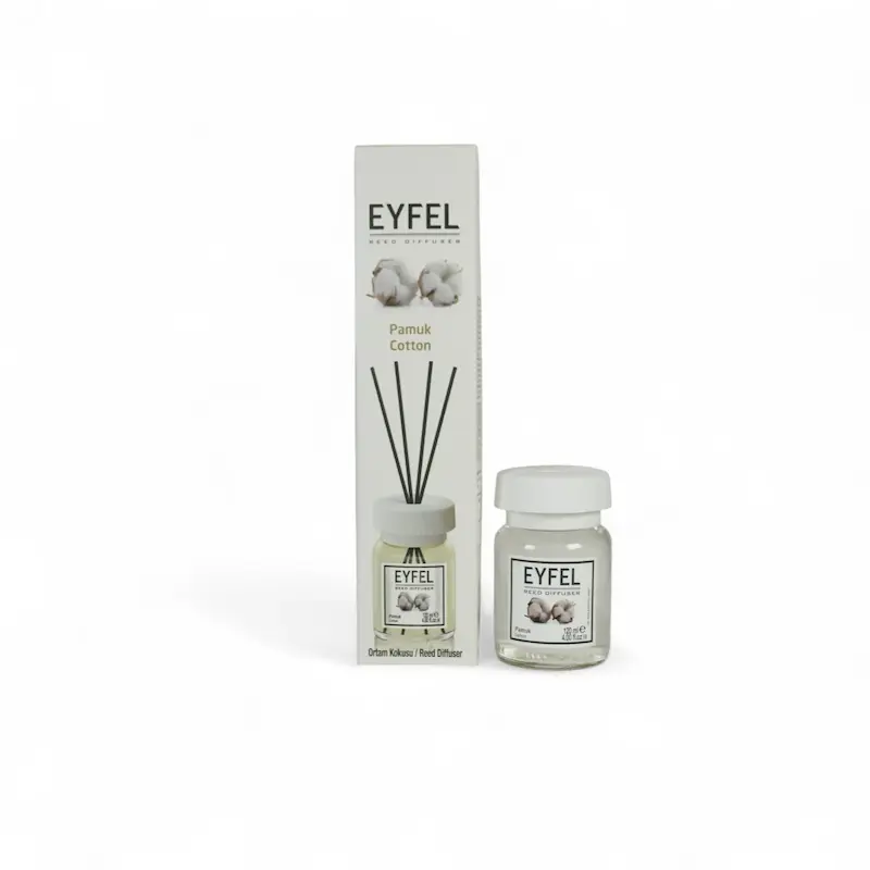 خوشبوکننده گل پنبه ( کوتون ) ایفل ۱۲۰ میلی لیتر ( EYFEL DIFFUSER COTTON)
