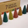 عود مخروطی دستساز پالوسانتو ۷ چاکرا اینسپایا ( Seven Chakras Palo santo Cones )