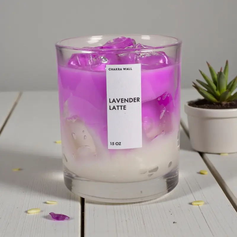 شمع معطر آیس مدل Lavender Latte