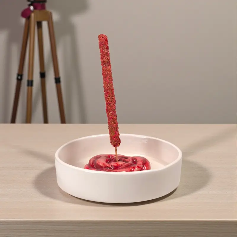 جاعودی سرامیکی طرح گل ( Flower Ceramic Incense Holder )