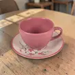 فنجان و نعلبکی لاته خوری سرنا