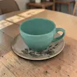 فنجان و نعلبکی لاته خوری مگان