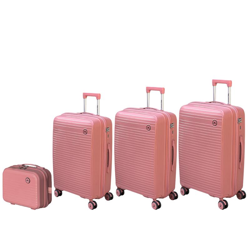 ست چمدان مونزا مدل MONZA - MNZ7070SERIES سری 4 عددی (کیف آرایشی هدیه)