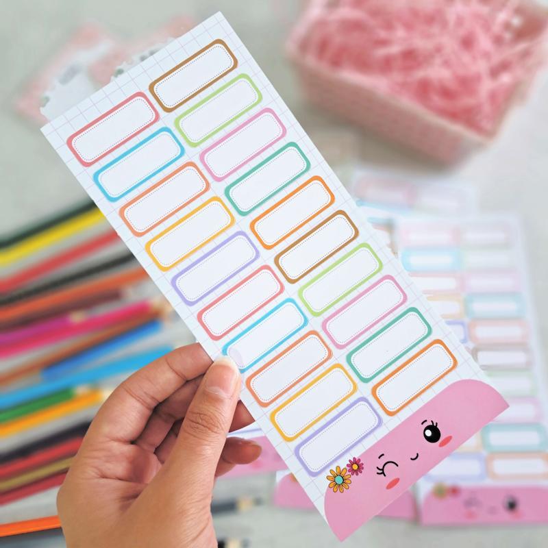 برچسب کتاب و دفتر ( لیبل اسم ) ساده۲