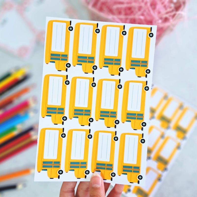 برچسب کتاب و دفتر ( لیبل اسم ) ماشین