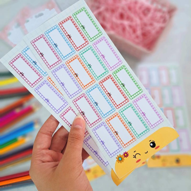 برچسب کتاب و دفتر ( لیبل اسم ) پاپیون