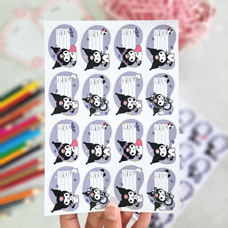 برچسب کتاب و دفتر ( لیبل اسم ) کرومی