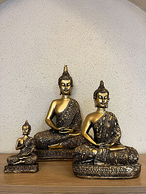 مجسمه بودا سه تیکه تایلندی