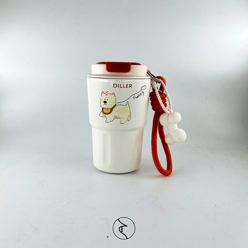 تراول ماگ 360 میل دیلر طرح سگ ( DILLER )