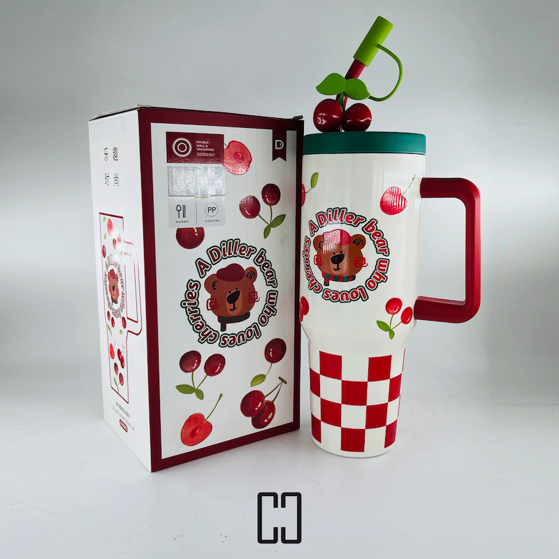 تراول ماگ 1200 میل طرح آلبالو دیلر (DILLER)