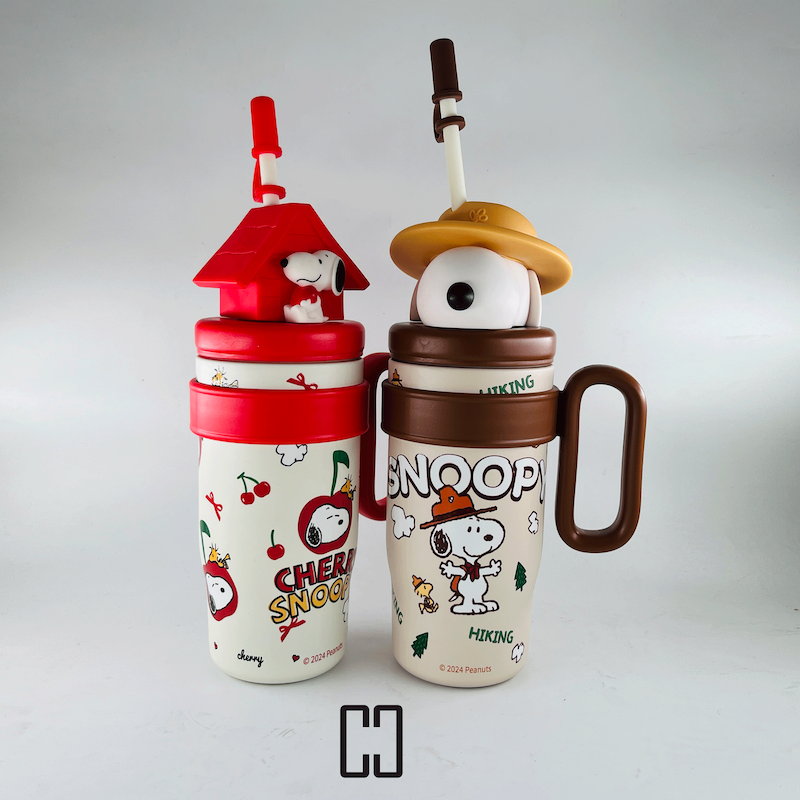 تراول ماگ تامبلر 800 میل عروسکی SNOOPY