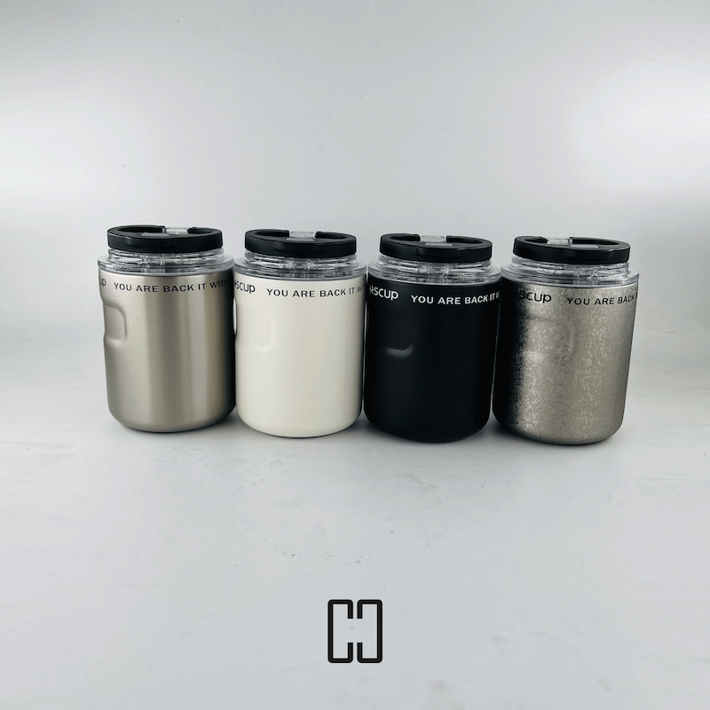 مینی تراول ماگ درب شفاف HSCUP 